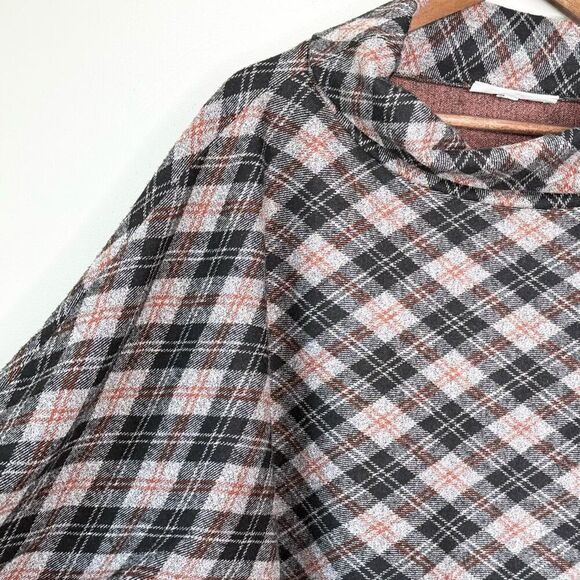 Bryn Walker Keena Cowl Neck Plaid Midweight Top - Women’s US M - Picture 7 of 12